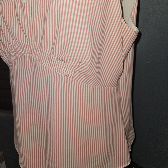 Covington Womans Striped Blouse Size 18 - Picture 4 of 11